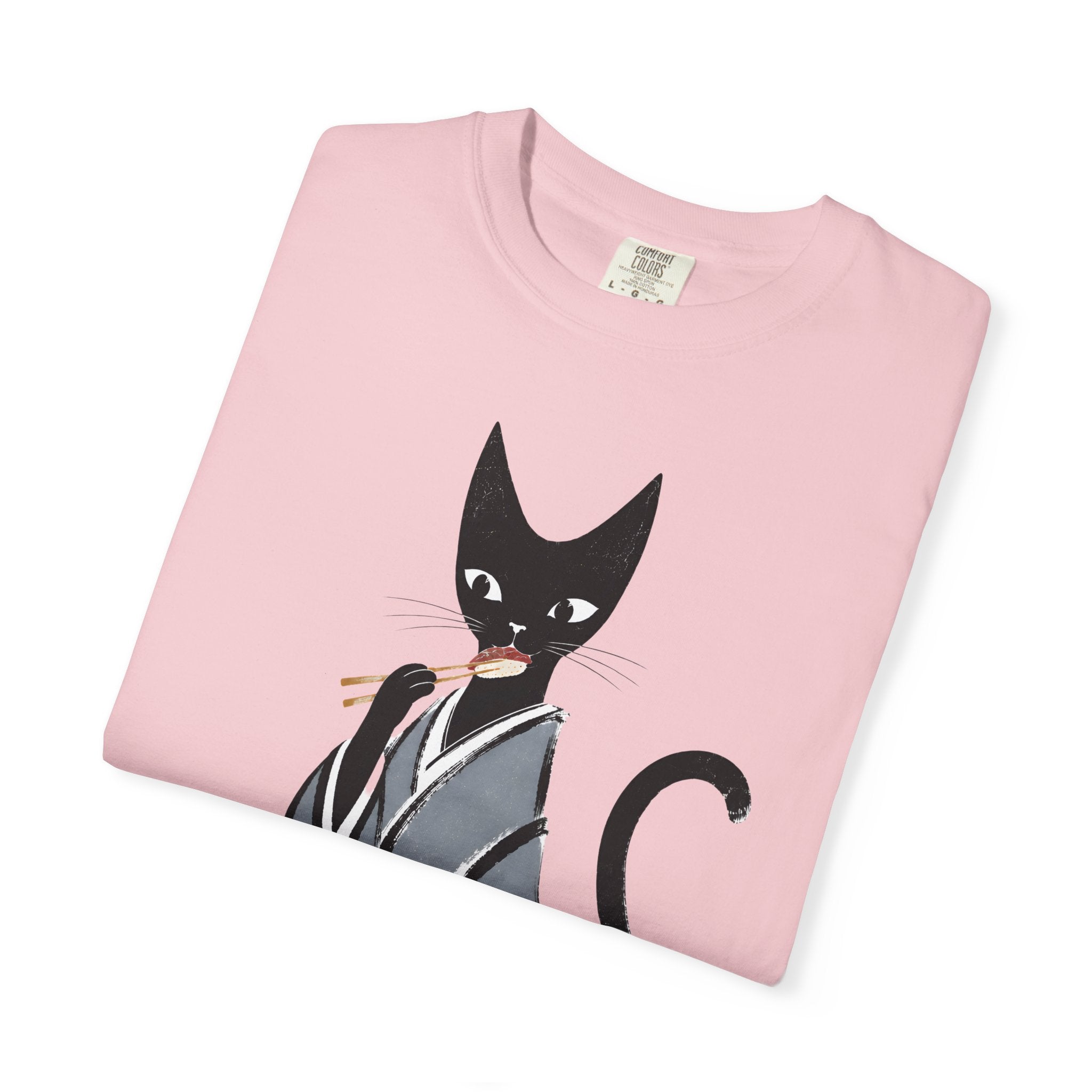 Kat in Kimono T-Shirt — Japanese Cat Illustration Tee