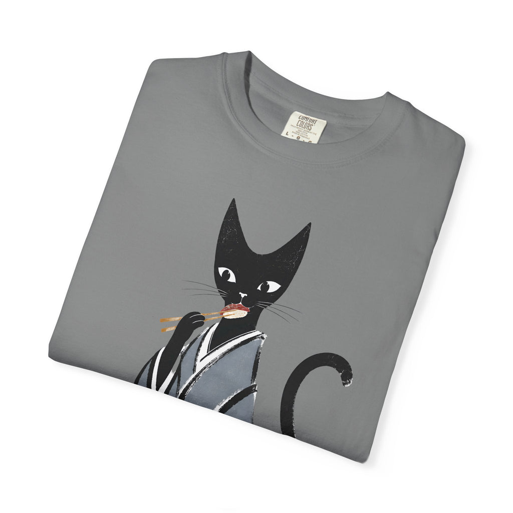 Kat in Kimono T-Shirt — Japanese Cat Illustration Tee