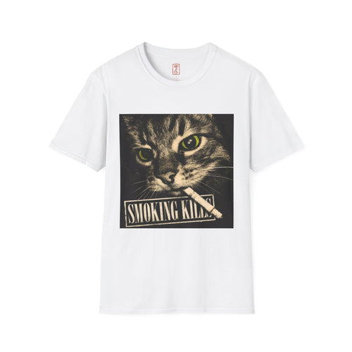 Cat T-Shirt — Retro Tabby Graphic Tee