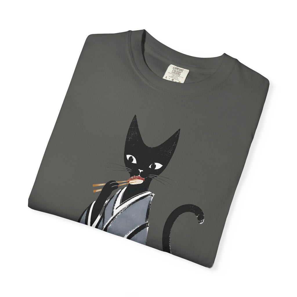 Kat in Kimono T-Shirt — Japanese Cat Illustration Tee