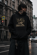 Vintage Cat Hoodie - Vintage Tabby Graphic Pullover