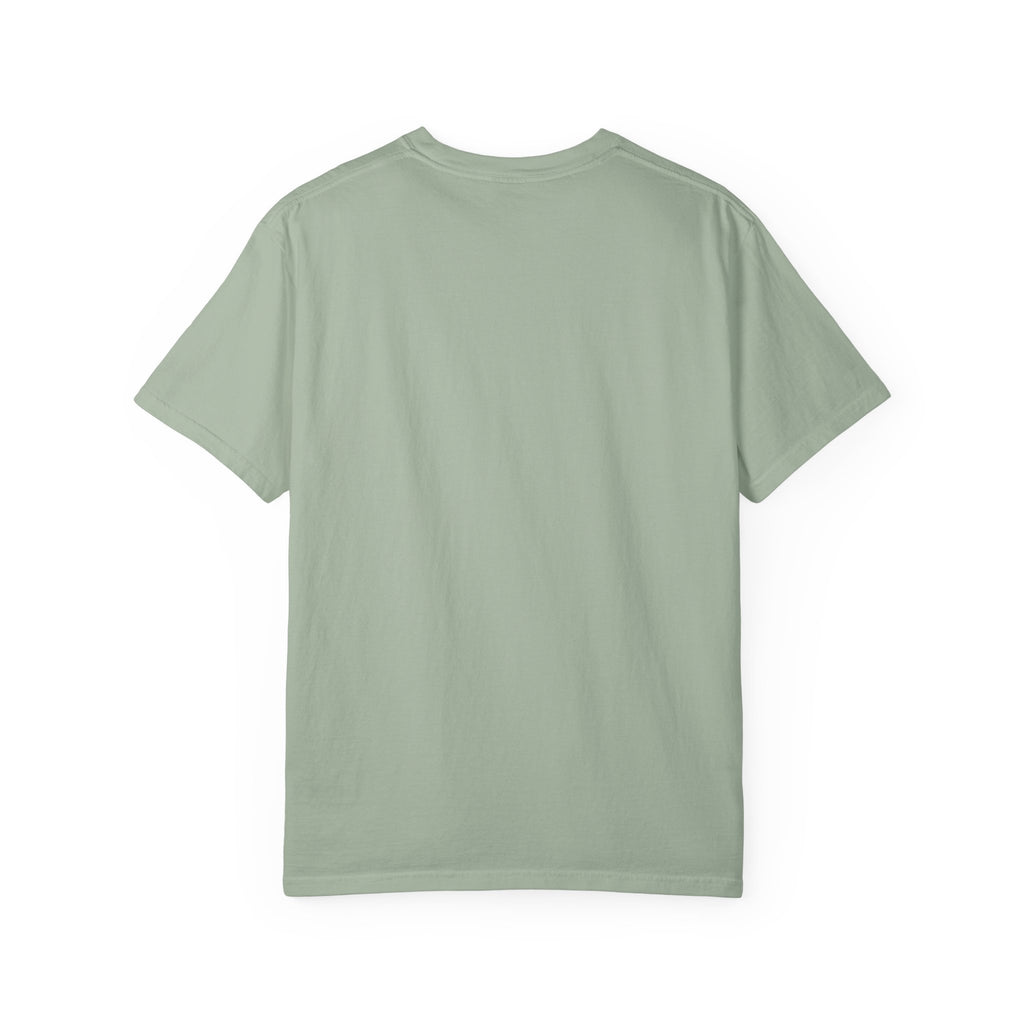 Cat Silhouette T-Shirt — Minimal Green Kitty Graphic Tee