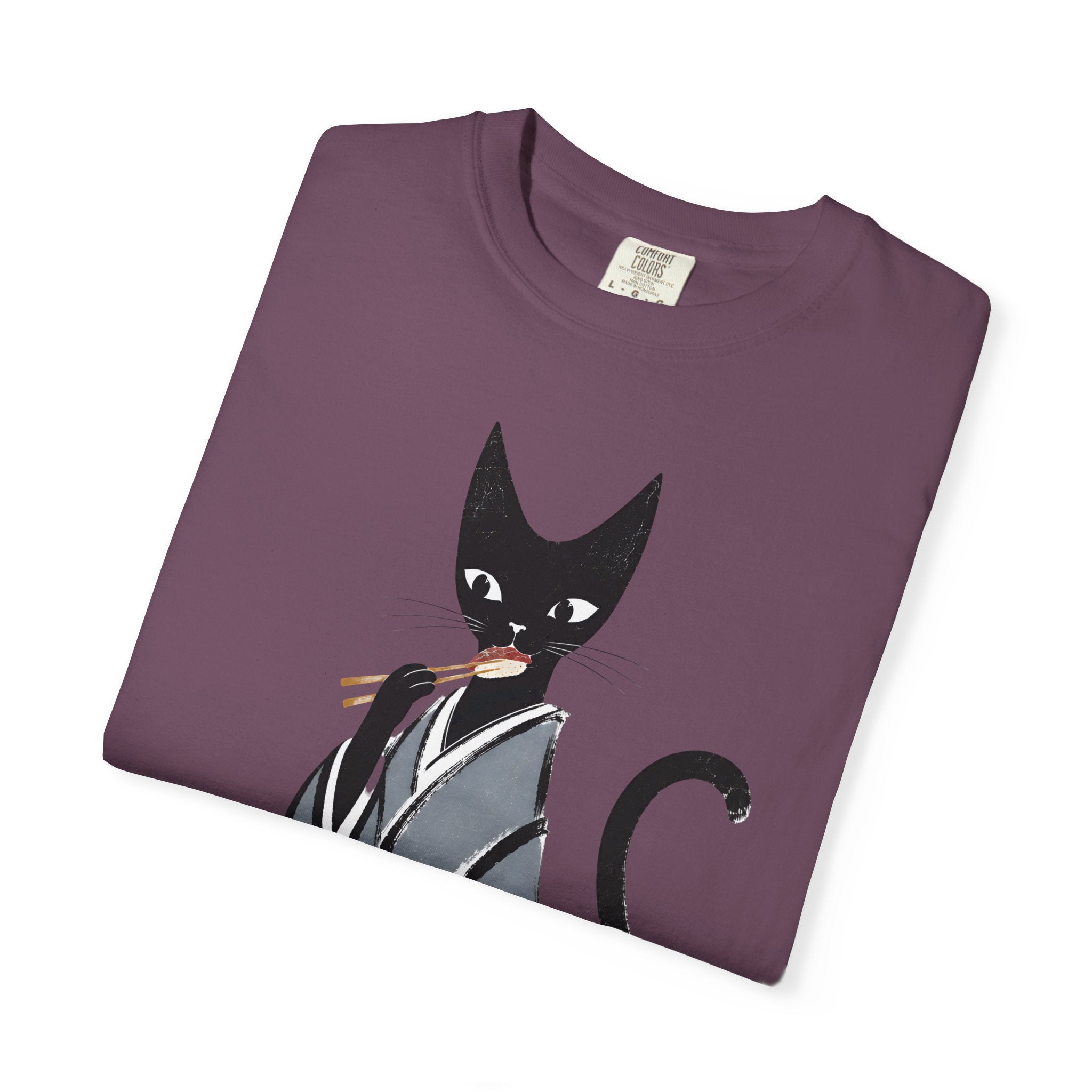 Kat in Kimono T-Shirt — Japanese Cat Illustration Tee