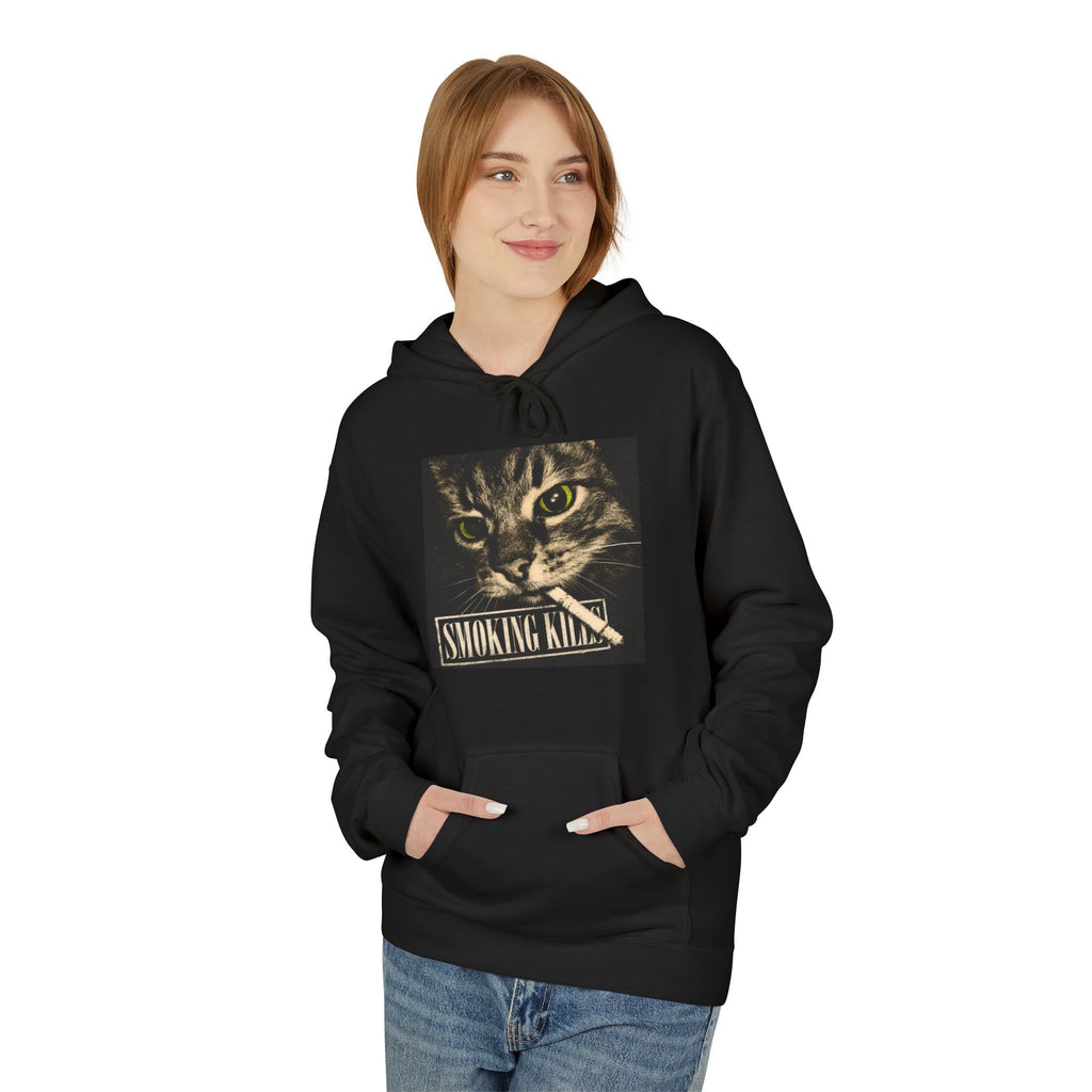 Vintage Cat Hoodie - Vintage Tabby Graphic Pullover