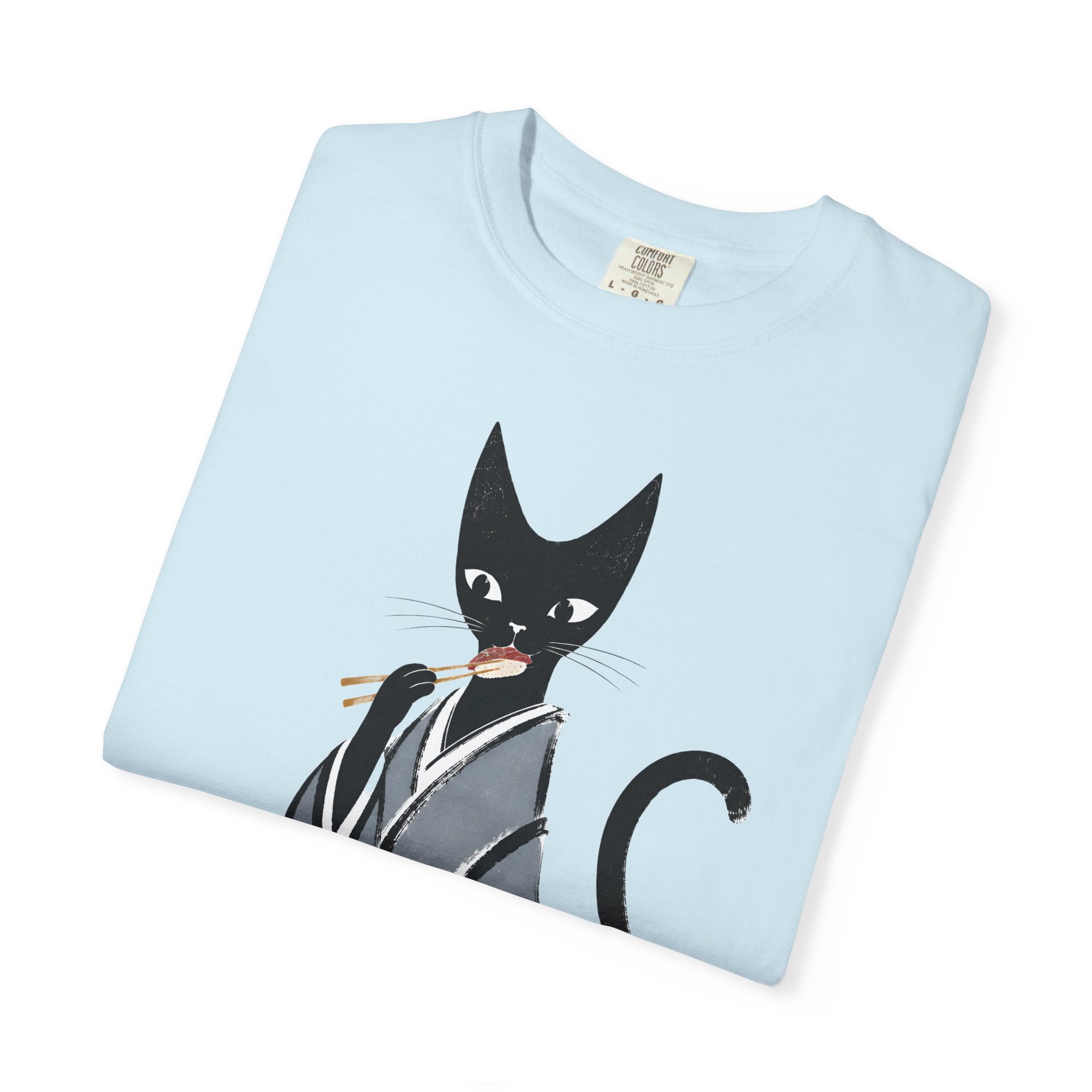 Kat in Kimono T-Shirt — Japanese Cat Illustration Tee