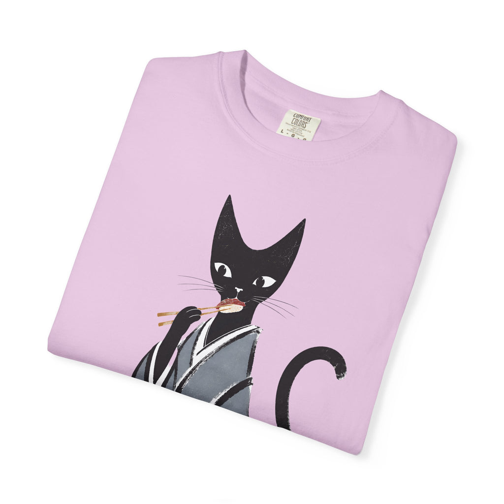 Kat in Kimono T-Shirt — Japanese Cat Illustration Tee
